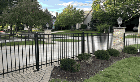 wheaton steel fence